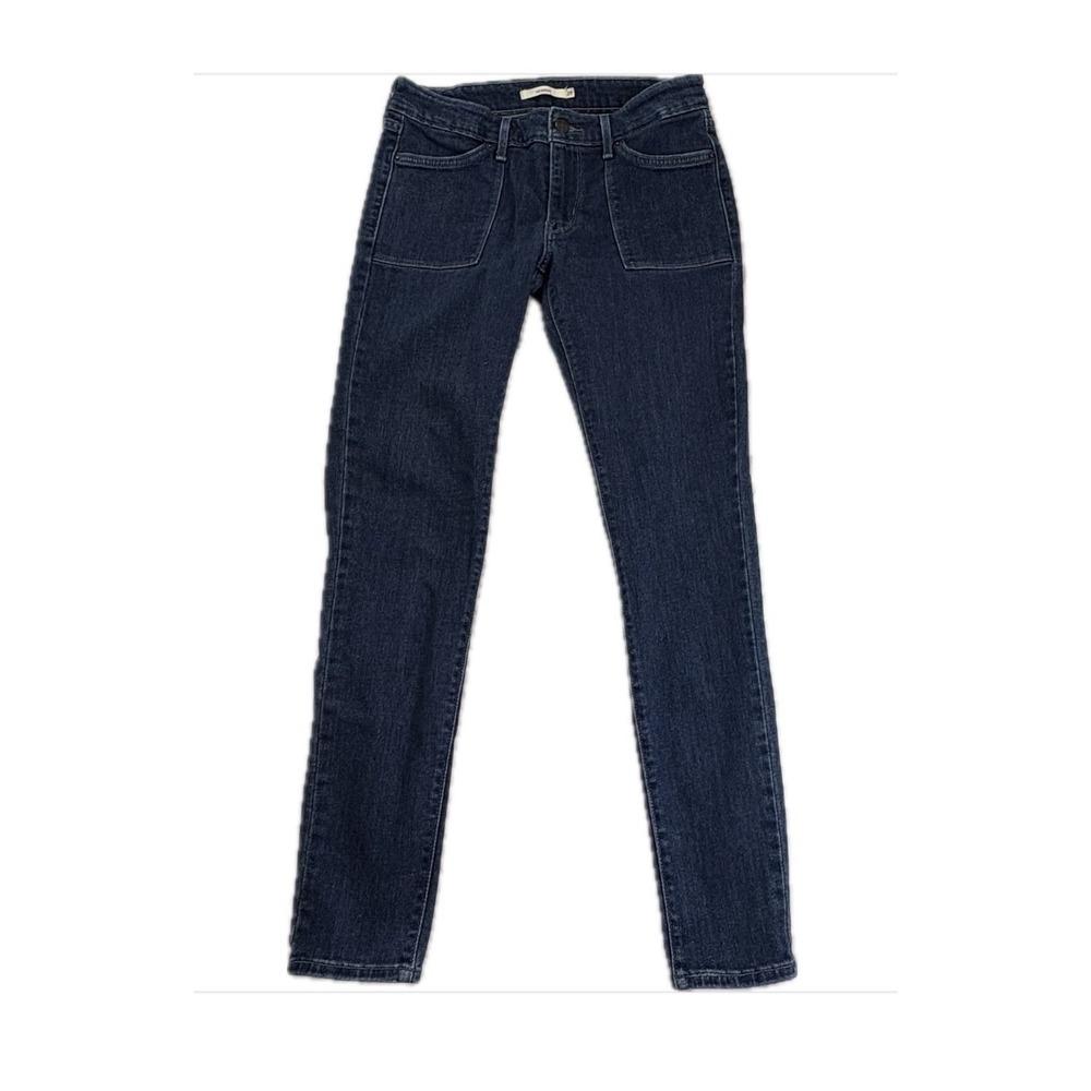 Levi's 711 Skinny Women's Jeans Stretch‎ Red Tab Patch Pocket Cargo Utility 29W